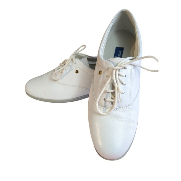 Easy Spirit Womens Anti- Gravity Closed Toe Oxfords White Leather 7B comfort - Picture 6 of 10